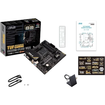 Imagen 3 de Tarjeta Madre ASUS TUF Gaming A520M-PLUS WiFi AMD A520 Socket AM4 micro ATX Negra Modelo TUF GAMING A520M-PLUS WIFI