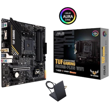 Imagen 5 de Tarjeta Madre ASUS TUF Gaming A520M-PLUS WiFi AMD A520 Socket AM4 micro ATX Negra Modelo TUF GAMING A520M-PLUS WIFI