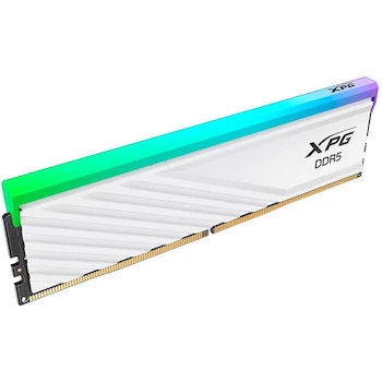 Imagen 2 de ADATA XPG Lancer Blade RGB DDR5 6000MT/s 16GB White Desktop RAM Module Model AX5U6000C4816G-SLABRWH Limited Lifetime Warranty