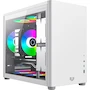 Miniatura de Balam Rush Eris Frost GI985 BR-935647 Gabinete Gamer Mini Torre, Panel Lateral de Cristal Templado, Blanco, Compatible con Micro ATX y Mini ITX, Longitud Máx GPU 355 mm, Altura Máx Disipador 168 mm, Fuente de Poder ATX Superior
