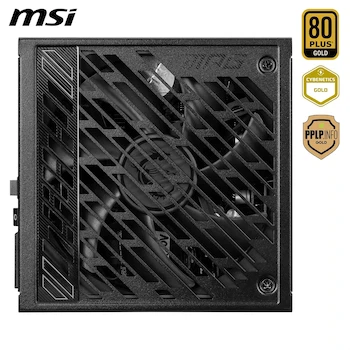 Imagen 3 de MSI MPG A1000GS PCIe 5.1 ATX 3.1 Fuente de Alimentación para Juegos 1000W Full Modular 80 Plus Gold Negro