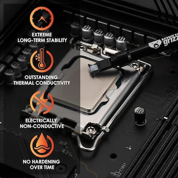 Imagen 2 de Thermal Grizzly Duronaut Pasta Térmica Alta Durabilidad y Alto Rendimiento - 2 Gramas - Gris - para CPU GPU PS4 PS5 Xbox