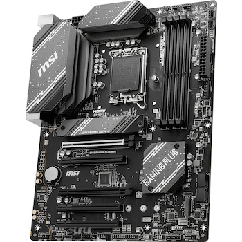 Imagen 3 de MSI B760 Gaming Plus WiFi Placa Base ATX, Chipset Intel B760, Socket LGA 1700, Soporta Procesadores Intel Core 12ª/13ª/14ª Gen, Pentium Gold y Celeron, Memoria DDR5 hasta 256GB, 4 Ranuras, Dimensiones 243.84 x 304.8 mm