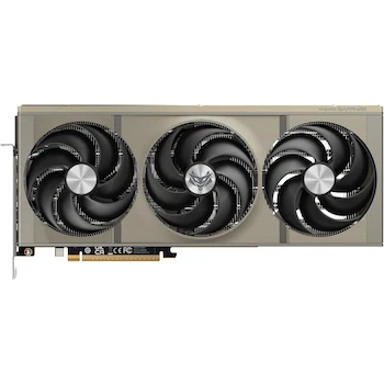 Imagen 2 de Tarjeta gráfica Sapphire Nitro+ AMD Radeon RX 9070 XT Gaming OC 16GB GDDR6, AMD RDNA 4, Modelo 11348-01-20G, Dimensiones 330.8(L) x 128.5(W) x 65.68(H) mm, 3.2 slot ATX