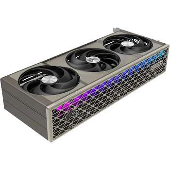 Imagen 4 de Tarjeta gráfica Sapphire Nitro+ AMD Radeon RX 9070 XT Gaming OC 16GB GDDR6, AMD RDNA 4, Modelo 11348-01-20G, Dimensiones 330.8(L) x 128.5(W) x 65.68(H) mm, 3.2 slot ATX