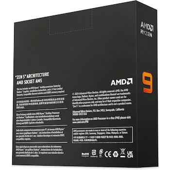 Imagen 5 de AMD Ryzen 9 9950X Procesador de Escritorio Desbloqueado 16 Núcleos 32 Hilos Socket AM5 Serie 9000 Granite Ridge Modelo 100-100001277WOF Tray Sin Cooler