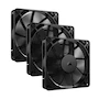 Miniatura de Corsair RS120 120mm Ventiladores PWM (Modelo CO-9050189-WW) – Paquete Triple – Negro