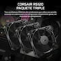 Miniatura de Corsair RS120 120mm Ventiladores PWM (Modelo CO-9050189-WW) – Paquete Triple – Negro