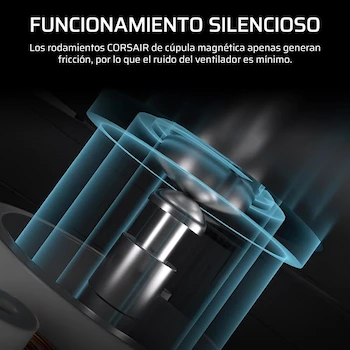 Imagen 5 de Corsair RS120 120mm Ventiladores PWM (Modelo CO-9050189-WW) – Paquete Triple – Negro