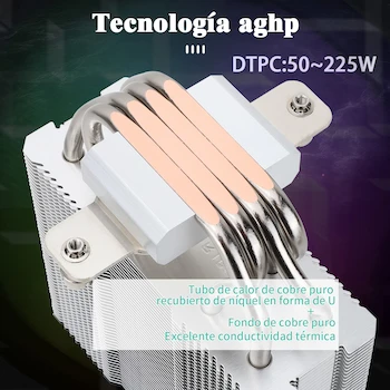 Imagen 2 de Thermalright Assassin X 120 SE ARGB CPU Air Cooler, 4 Heat Pipes, TL-C12C-S PWM Quiet Fan, S-FDB Bearing, Black, for AMD AM4/AM5 Intel LGA1700/1150/1151/1155/1200