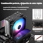 Miniatura de Thermalright Assassin X 120 SE ARGB CPU Air Cooler, 4 Heat Pipes, TL-C12C-S PWM Quiet Fan, S-FDB Bearing, Black, for AMD AM4/AM5 Intel LGA1700/1150/1151/1155/1200