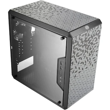 Imagen de referencia para Cooler Master MasterBox Q300L MCB-Q300L-KANN-S00 - Gabinete Micro-ATX Mini Tower, Panel Lateral Acrílico Transparente, Filtro de Polvo Magnético, Negro