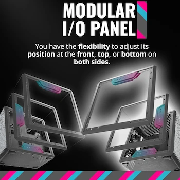 Imagen 5 de Cooler Master MasterBox Q300L MCB-Q300L-KANN-S00 - Gabinete Micro-ATX Mini Tower, Panel Lateral Acrílico Transparente, Filtro de Polvo Magnético, Negro