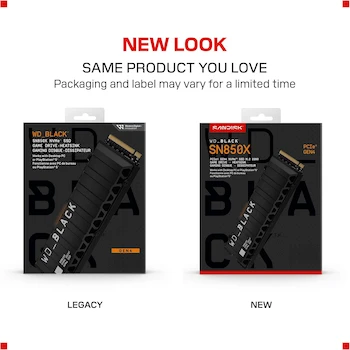 Imagen 2 de WD_BLACK 4TB SN850X NVMe Unidad Interna de Estado Sólido con Disipador Térmico, Gen4 PCIe, M.2 2280, Color Negro, Modelo WDS400T2XHE