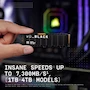 Miniatura de WD_BLACK 4TB SN850X NVMe Unidad Interna de Estado Sólido con Disipador Térmico, Gen4 PCIe, M.2 2280, Color Negro, Modelo WDS400T2XHE