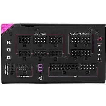 Imagen 4 de ASUS ROG Thor 1200W Platinum III Hatsune Miku Edition Fuente de Alimentación Azul