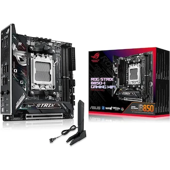 Imagen de referencia para ASUS ROG Strix B850-I Gaming WiFi Placa Base AMD AM5 B850 Mini-ITX Negra
