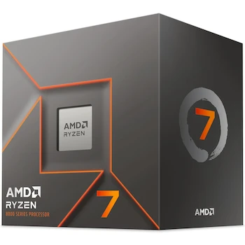 Imagen de referencia para AMD Procesador Ryzen 7 8700F, Serie Ryzen 8000, 8 Núcleos, Socket AM5, con Disipador Wraith Stealth, Modelo 100-100001590BOX