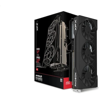 Imagen de referencia para Tarjeta Gráfica XFX Swift AMD Radeon RX 9070 OC Triple 90mm Fan Gaming Edition con 16GB GDDR6 HDMI 3xDP, Arquitectura AMD RDNA 4, Modelo RX-97SWFT3BA