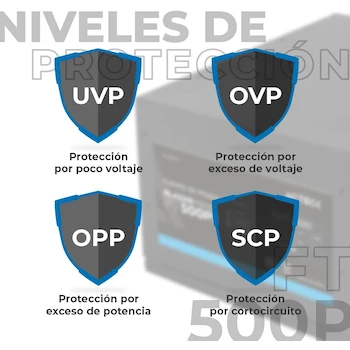 Imagen 5 de Acteck Fuente de Poder PC 500W Blazar Prime FT500P ATX Negro AC-938143 B0CN1MRPJQ