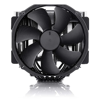 Imagen 2 de Noctua NH-D15 chromax.Black, Enfriador de CPU de Doble Torre con 6 Heatpipes, Dos Ventiladores NF-A15 PWM de 140mm, Color Negro, Dimensiones 165x150x161mm, Compatible con Intel LGA1851/LGA1700/LGA1200/LGA115x y AMD AM5/AM4