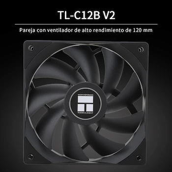Imagen 5 de Thermalright Phantom Spirit 120 Enfriador de Aire para CPU Dual Tower 120mm Negro Modelo PS120 Serie Phantom Spirit