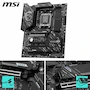 Miniatura de MSI X870 Gaming Plus WiFi V1 Placa Base Motherboard ATX Negra AMD AM5 Serie X870