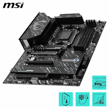 Imagen 4 de MSI X870 Gaming Plus WiFi V1 Placa Base Motherboard ATX Negra AMD AM5 Serie X870