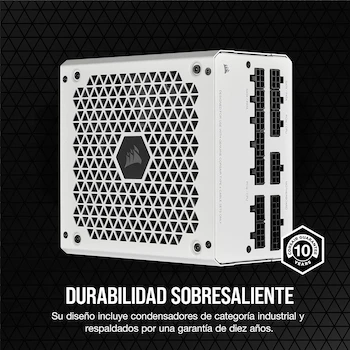 Imagen 4 de Corsair RM Series (2021) RM850 Blanco - Fuente de Alimentación ATX 850W 80 Plus Gold Totalmente Modular