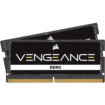 Imagen de referencia para Corsair Vengeance SODIMM DDR5 RAM 16GB (2x8GB) Negro Modelo CMSX16GX5M2A4800C40