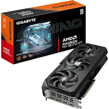 Imagen de referencia para GIGABYTE Tarjeta Gráfica AMD Radeon RX 9070 XT Gaming OC 16G GDDR6, Modelo GV-R9070XTGAMING OC-16GD, Negra