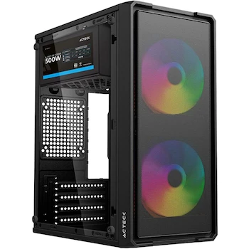 Imagen de referencia para Acteck Doom Ultra Mesh GI750M Gabinete Mini Torre Negro Compatible con M-ATX