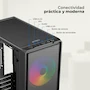 Miniatura de Acteck Doom Ultra Mesh GI750M Gabinete Mini Torre Negro Compatible con M-ATX