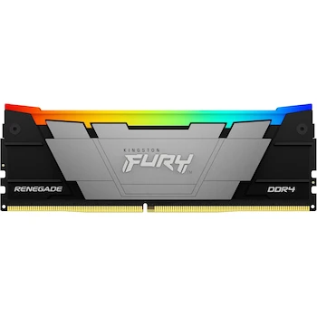 Imagen de referencia para Kingston Fury Renegade Black RGB DDR4, Memoria Gamer para PC, Capacidad: 16GB, Factor de Forma: DIMM 288-Pin, Color: Negro/RGB, KF432C16RB12A/16