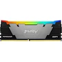 Miniatura de Kingston Fury Renegade Black RGB DDR4, Memoria Gamer para PC, Capacidad: 16GB, Factor de Forma: DIMM 288-Pin, Color: Negro/RGB, KF432C16RB12A/16