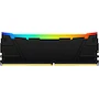 Miniatura de Kingston Fury Renegade Black RGB DDR4, Memoria Gamer para PC, Capacidad: 16GB, Factor de Forma: DIMM 288-Pin, Color: Negro/RGB, KF432C16RB12A/16