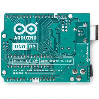 Imagen 3 de Arduino UNO Rev3 Placa Oficial Modelo A000066 Azul Microcontrolador ATmega328P