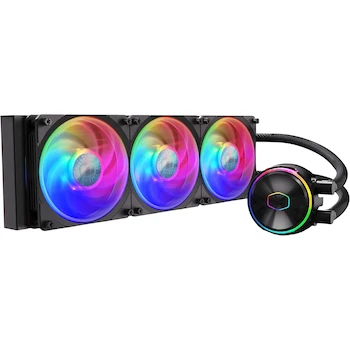 Imagen de referencia para Cooler Master MasterLiquid PL360 Flux Enfriador Líquido CPU AIO 360mm Negro Serie Flux ARGB Modelo MLY-D36M-A23PZ-R1