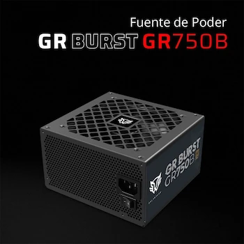 Imagen 2 de Balam Rush GR Burst GR750B Fuente de Poder ATX 750W 80 Plus Bronze No Modular Negro