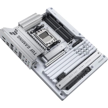 Imagen 5 de ASUS TUF Gaming B850-BTF WiFi W Blanca AMD B850 ATX Placa Base Socket AM5, Diseño de Conector Oculto, Soporte hasta 256GB DDR5, 3 Ranuras M.2, 4 Puertos SATA