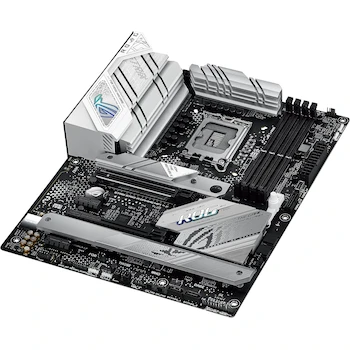 Imagen 3 de Tarjeta Madre Asus ROG Strix B760-A Gaming WiFi, Serie ROG Strix, Color Blanca, Chipset Intel B760, Socket LGA 1700, Para Intel Core 14ª, 13ª y 12ª Gen, Pentium Gold y Celeron, Memoria DDR5 4x DIMM Max 192GB, Formato ATX 30.5x24.4 cm
