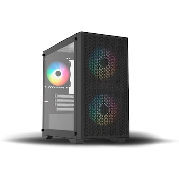 Imagen de referencia para Gabinete Gamer Balam Rush Carbono Aircool 4000A Mini Torre Micro-ATX Mini-ITX Negro