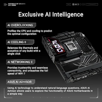 Imagen 2 de ASUS ROG Maximus Z890 Hero Tarjeta Madre ATX Negra LGA1851 para Intel Core Ultra Serie 2 DDR5