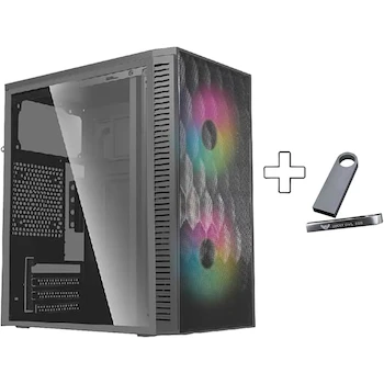 Imagen 2 de Lucky Owl PC Gamer Escritorio Ryzen 7 5700G 32GB (16x2) RAM SSD 1TB Motherboard A520M K V2 Adaptador WiFi