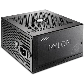 Imagen alusiva al producto Fuente de Poder XPG Pylon 550W Negro Modelo PYLON550B-BKCUS Serie Pylon ADATA