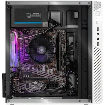 Imagen 2 de XTREME PC GAMING Computadora Escritorio Blanca AMD Ryzen 5 3400G Radeon Vega 11 16GB RAM SSD 500GB WiFi Windows 10