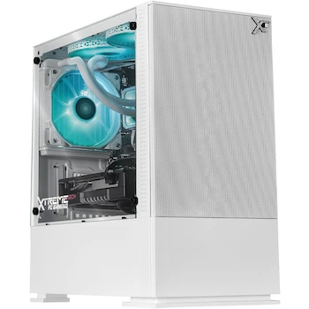 Imagen de referencia para XTREME PC GAMING PC Gamer AMD Radeon RX 9060 Ryzen 7 5700X 32GB SSD 1TB Sistema Liquido WiFi BT W10 White Gaming competitivo y Streaming