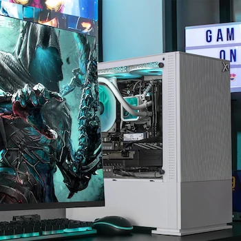 Imagen 4 de XTREME PC GAMING PC Gamer AMD Radeon RX 9060 Ryzen 7 5700X 32GB SSD 1TB Sistema Liquido WiFi BT W10 White Gaming competitivo y Streaming