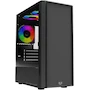 Miniatura de Balam Rush Gabinete Gamer NYX GI730 Micro ATX Mini Torre con 3 Ventiladores RGB Cristal Templado Negro BR-936095