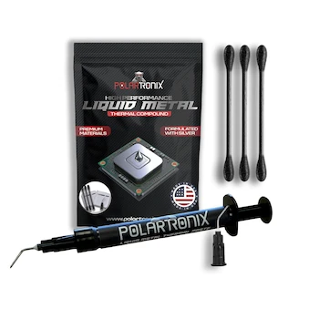 Imagen de referencia para PolarTronix Pasta Térmica de Metal Líquido 1.5g - Hecha en EE.UU. - Para PS5 CPU GPU Laptop Consolas de Juegos